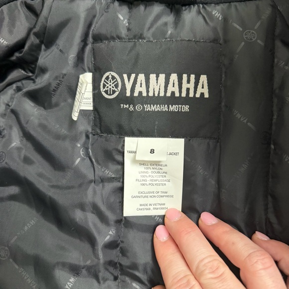 Yamaha Women’s Vibrant Pink Snowmobile Winter Jacket-size 8 *NEW w tags* - Picture 8 of 10